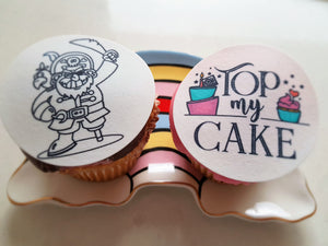 Pirate Colour-Me-In Cupcake Toppers
