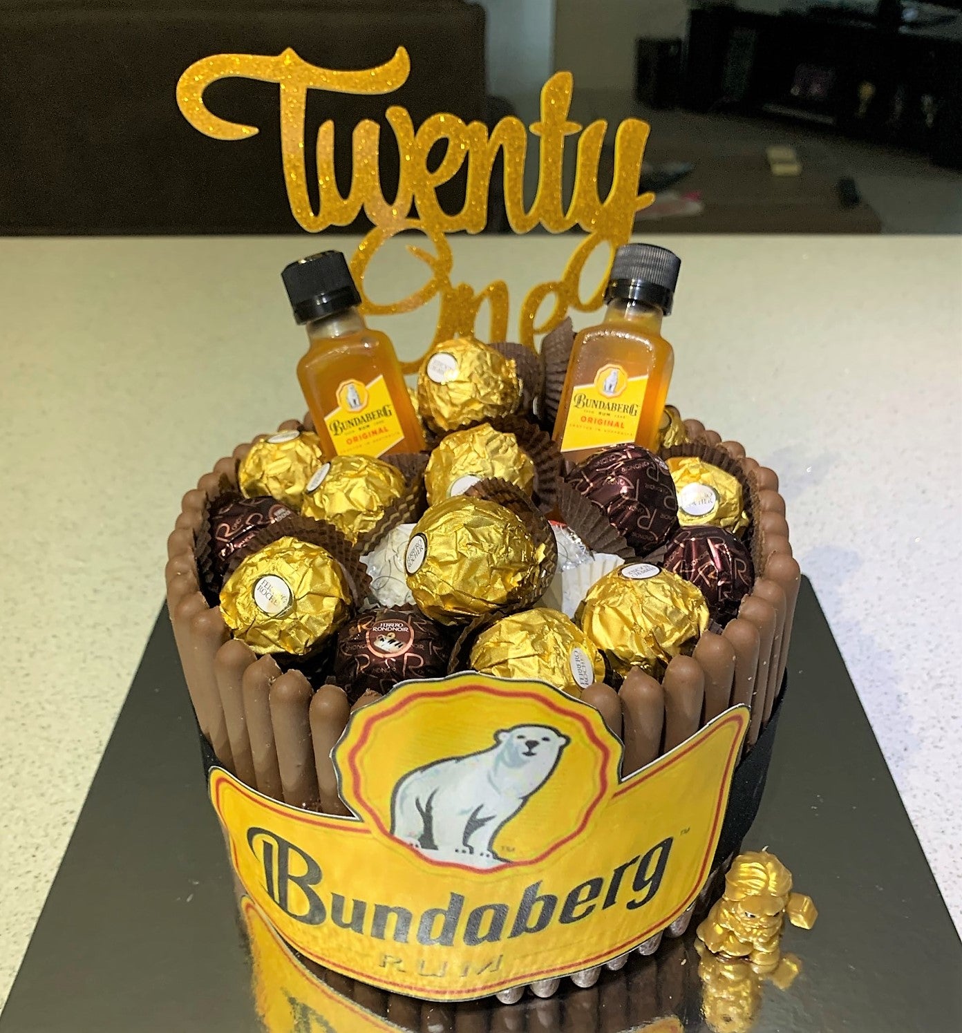 Bundaberg Rum edible image, turn your cake into a masterpiece with edible images